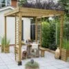 Forest Garden Dining Pergola -Bedding Promotion Store 1122705 R Z001A