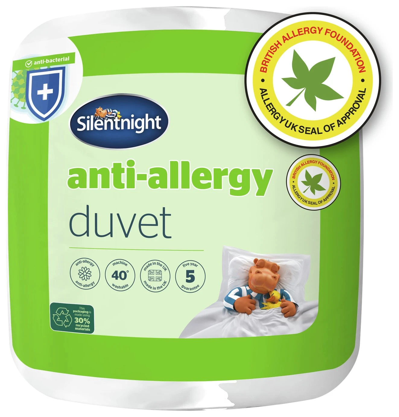 Silentnight Anti Allergy 4.5Tog Duvet - Single 3 Silentnight Anti Allergy 4.5Tog Duvet - Single