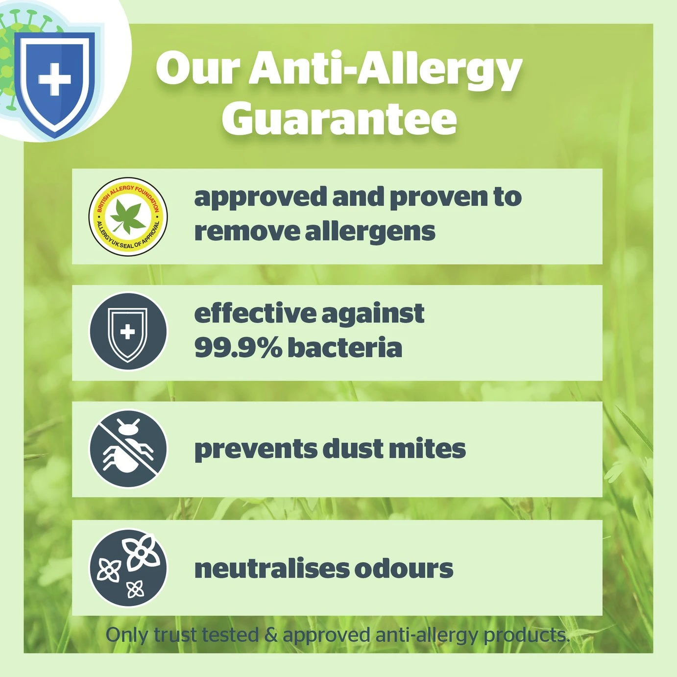 Silentnight Anti Allergy 4.5Tog Duvet - Single 6 Silentnight Anti Allergy 4.5Tog Duvet - Single - Image 4