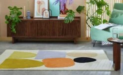Habitat Geometric Cut Pile Rug - 120X170cm - Multicoloured 11 Habitat Geometric Cut Pile Rug - 120X170cm - Multicoloured -Bedding Promotion Store 1179985 R Z001C