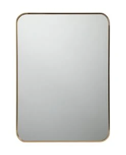 Habitat Brushed Rectangular Wall Mirror - Gold - 50x70cm 8 Habitat Brushed Rectangular Wall Mirror - Gold - 50x70cm -Bedding Promotion Store 1184066 R Z003A