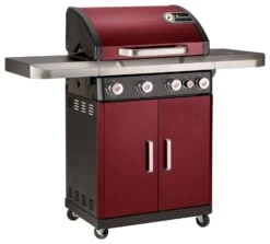 LANDMANN Rexon CooK 4 Burner Gas BBQ - Red