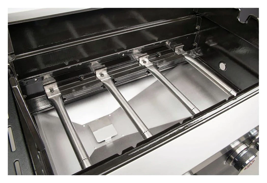 LANDMANN Rexon CooK 4 Burner Gas BBQ - Red 7 LANDMANN Rexon CooK 4 Burner Gas BBQ - Red - Image 5