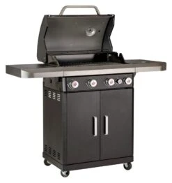 LANDMANN Rexon CooK 4 Burner Gas BBQ - Black 15 LANDMANN Rexon CooK 4 Burner Gas BBQ - Black -Bedding Promotion Store 1189119 R Z008A