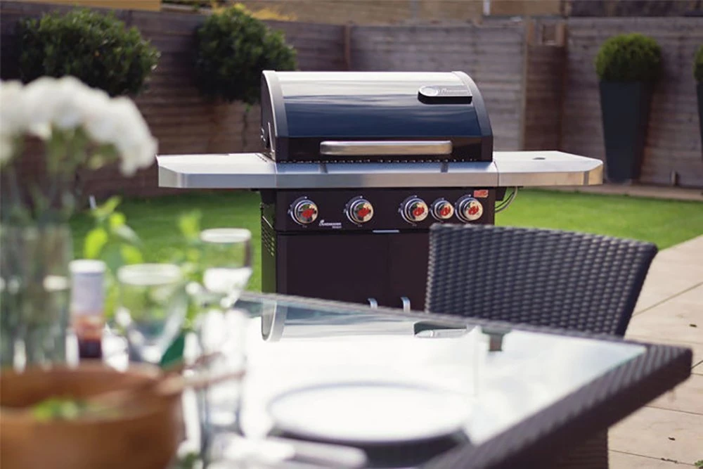 LANDMANN Rexon CooK 4 Burner Gas BBQ - Black 9 LANDMANN Rexon CooK 4 Burner Gas BBQ - Black - Image 7