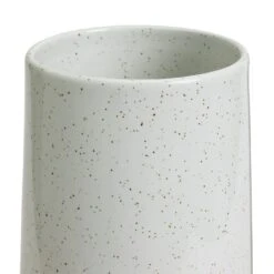 Habitat Reactive Glaze Dipped Ceramic Vase - White 9 Habitat Reactive Glaze Dipped Ceramic Vase - White -Bedding Promotion Store 1230398 R Z003A
