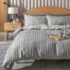 Habitat Crinkle Grey Bedding Set - Single 2 Habitat Crinkle Grey Bedding Set - Single -Bedding Promotion Store 1232420 R Z001A