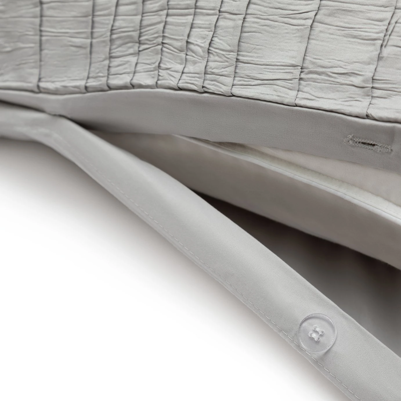 Habitat Crinkle Grey Bedding Set - Single 7 Habitat Crinkle Grey Bedding Set - Single - Image 5