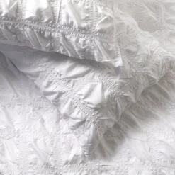 Habitat Seersucker Square White Bedding Set - Single 10 Habitat Seersucker Square White Bedding Set - Single -Bedding Promotion Store 1232554 R Z003A