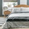 Habitat 180 TC Textured Block Print Bedding Set - Single -Bedding Promotion Store 1232688 R Z001A