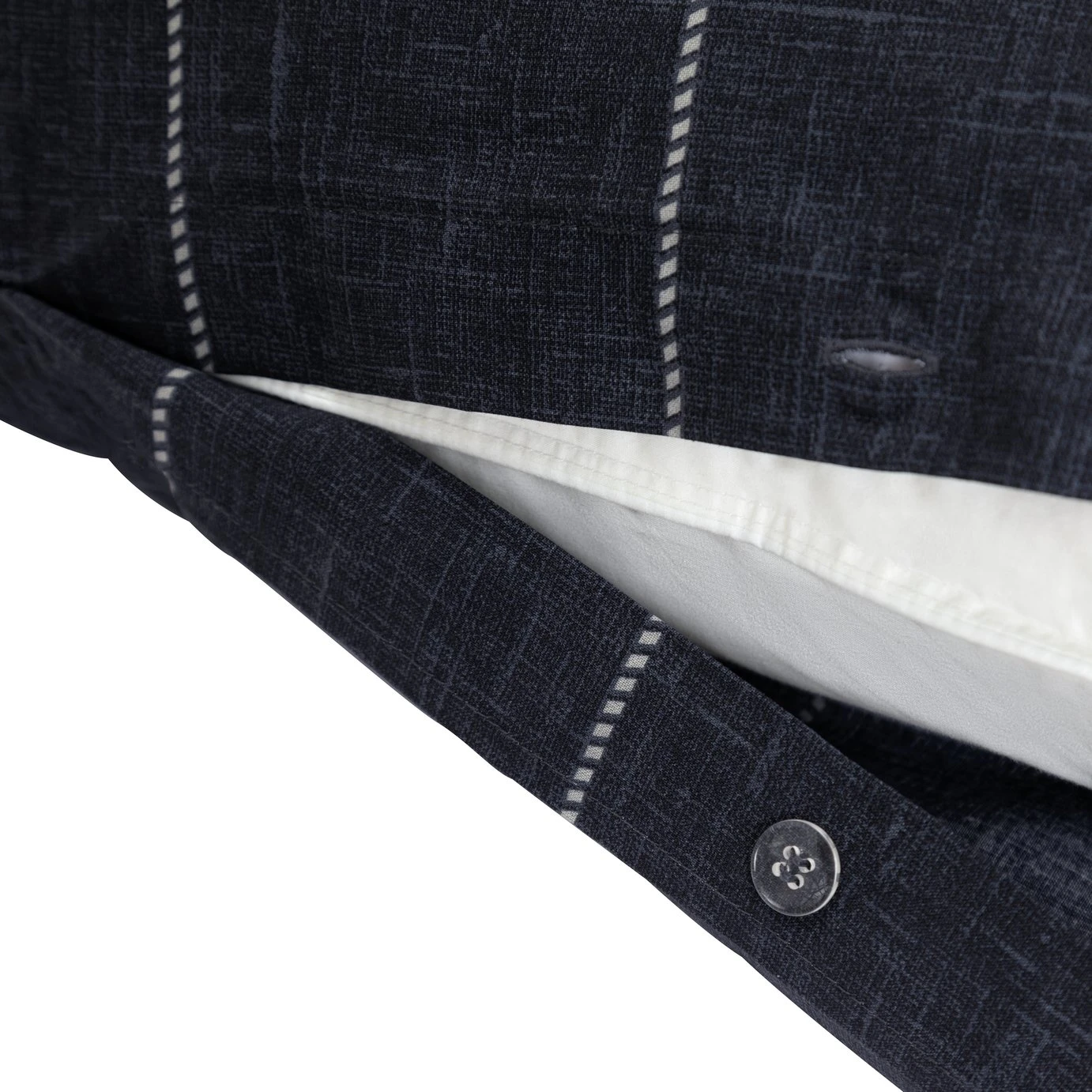 Habitat Grid Check Blue Bedding Set - Single 6 Habitat Grid Check Blue Bedding Set - Single - Image 4