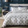 Habitat Woodblock Leaf White Bedding Set - Single -Bedding Promotion Store 1232846 R Z001A