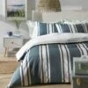 Habitat Cotton Coastal Stripe Blue Bedding Set - Single -Bedding Promotion Store 1232884 R Z001A