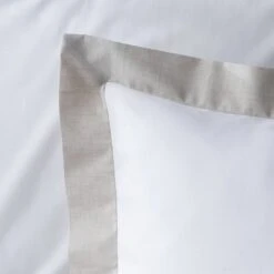 Habitat Cotton 180 TC Oxford Edge White Bedding Set- Double -Bedding Promotion Store 1232956 R Z005A