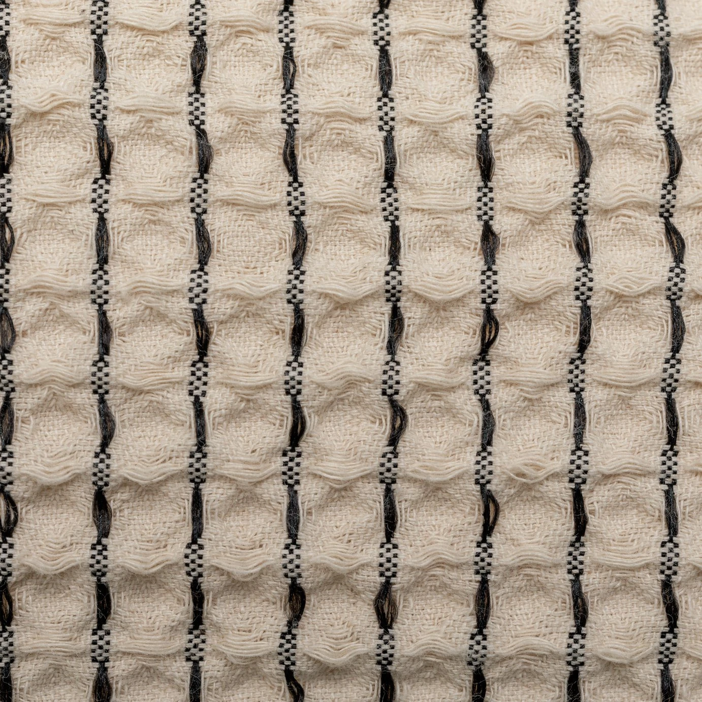 Habitat Cotton Contrast Waffle Beige Bedding Set - Single 4 Habitat Cotton Contrast Waffle Beige Bedding Set - Single - Image 2