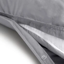 Habitat Cotton 180TC Linen Look Grey Bedding Set - Single -Bedding Promotion Store 1233144 R Z004A