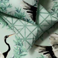 Habitat Crane Panel Green Bedding Set - Single 10 Habitat Crane Panel Green Bedding Set - Single -Bedding Promotion Store 1233199 R Z003A