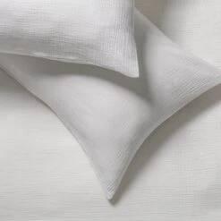 Habitat Cotton 200TC Muslin White Bedding Set - Double -Bedding Promotion Store 1233278 R Z003A