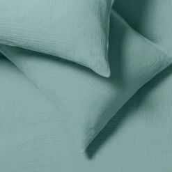Habitat Cotton 200TC Muslin Green Bedding Set - Double -Bedding Promotion Store 1233319 R Z003A
