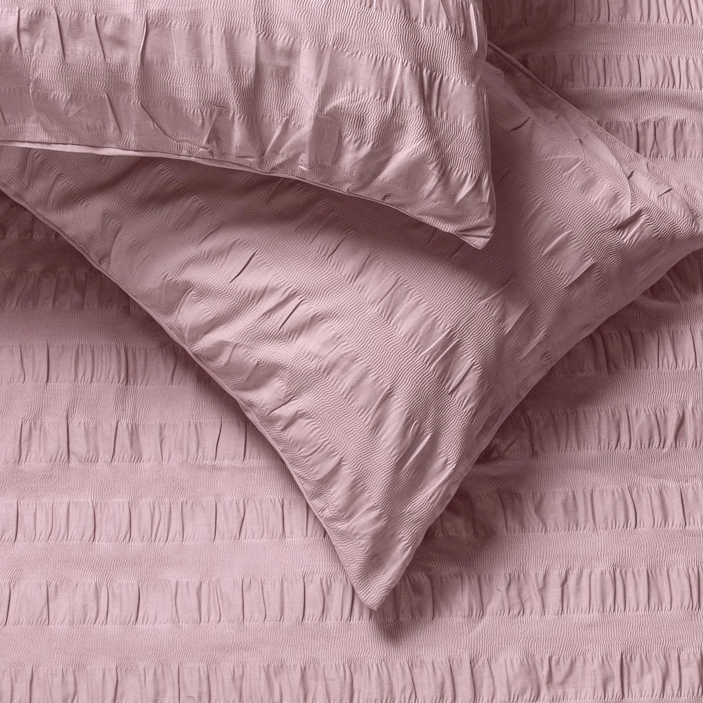 Habitat Seersucker Wide Stripe Lilac Bedding Set - Double 6 Habitat Seersucker Wide Stripe Lilac Bedding Set - Double - Image 4