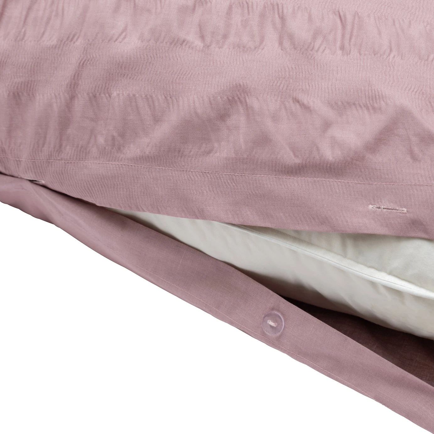 Habitat Seersucker Wide Stripe Lilac Bedding Set - Double 7 Habitat Seersucker Wide Stripe Lilac Bedding Set - Double - Image 5