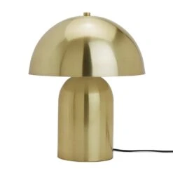 Habitat Mushroom Steel Table Lamp - Brass -Bedding Promotion Store 1233670 R Z002A