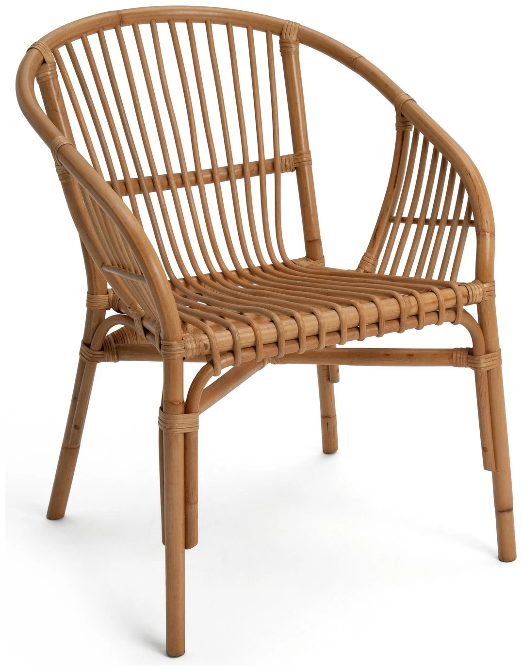 Habitat Erin Rattan Garden Chair - Natural 3 Habitat Erin Rattan Garden Chair - Natural