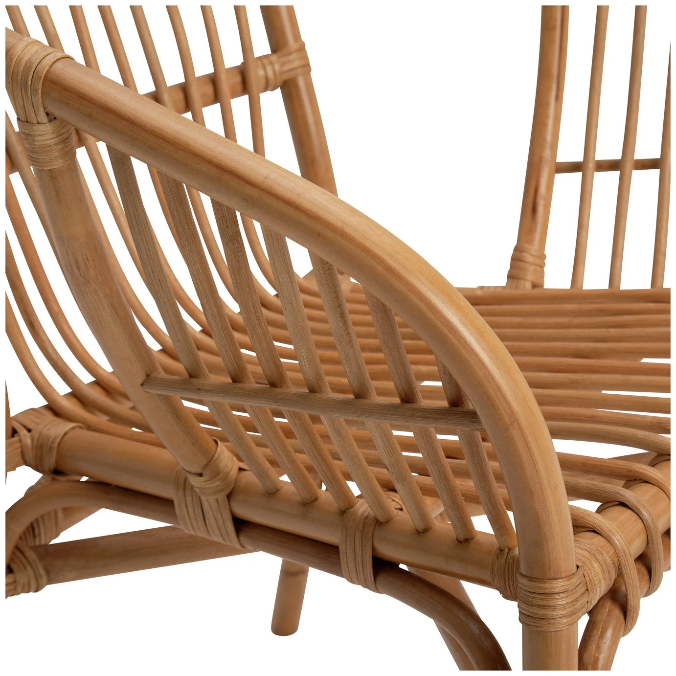 Habitat Erin Rattan Garden Chair - Natural 8 Habitat Erin Rattan Garden Chair - Natural - Image 6