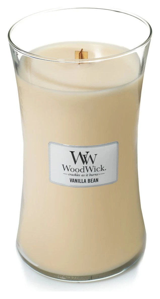 Woodwick Large Jar Candle - Vanilla Bean 5 Woodwick Large Jar Candle - Vanilla Bean - Image 3