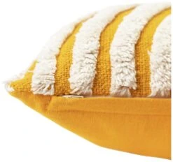 Habitat Geo Tufted Cushion - Yellow & White - 60x30cm 12 Habitat Geo Tufted Cushion - Yellow & White - 60x30cm -Bedding Promotion Store 1240209 R Z004A