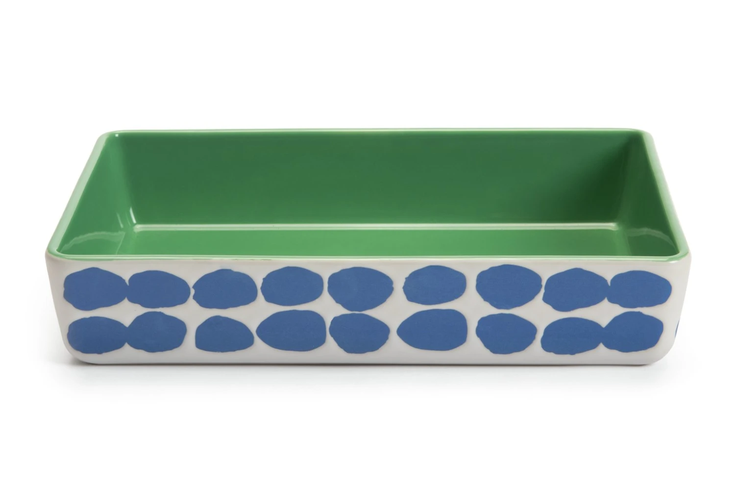 Habitat Emerald Medium Stoneware Roaster 6 Habitat Emerald Medium Stoneware Roaster - Image 4