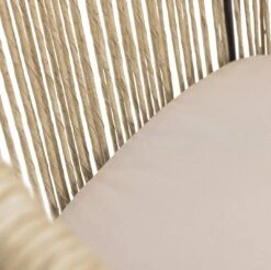 Habitat Malta 4 Seater Rattan Effect Garden Bar Set -Natural -Bedding Promotion Store 1242245 R Z007A