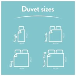 Slumberdown Light & Cool 1 Tog Duvet - Single -Bedding Promotion Store 1251449 R Z006A