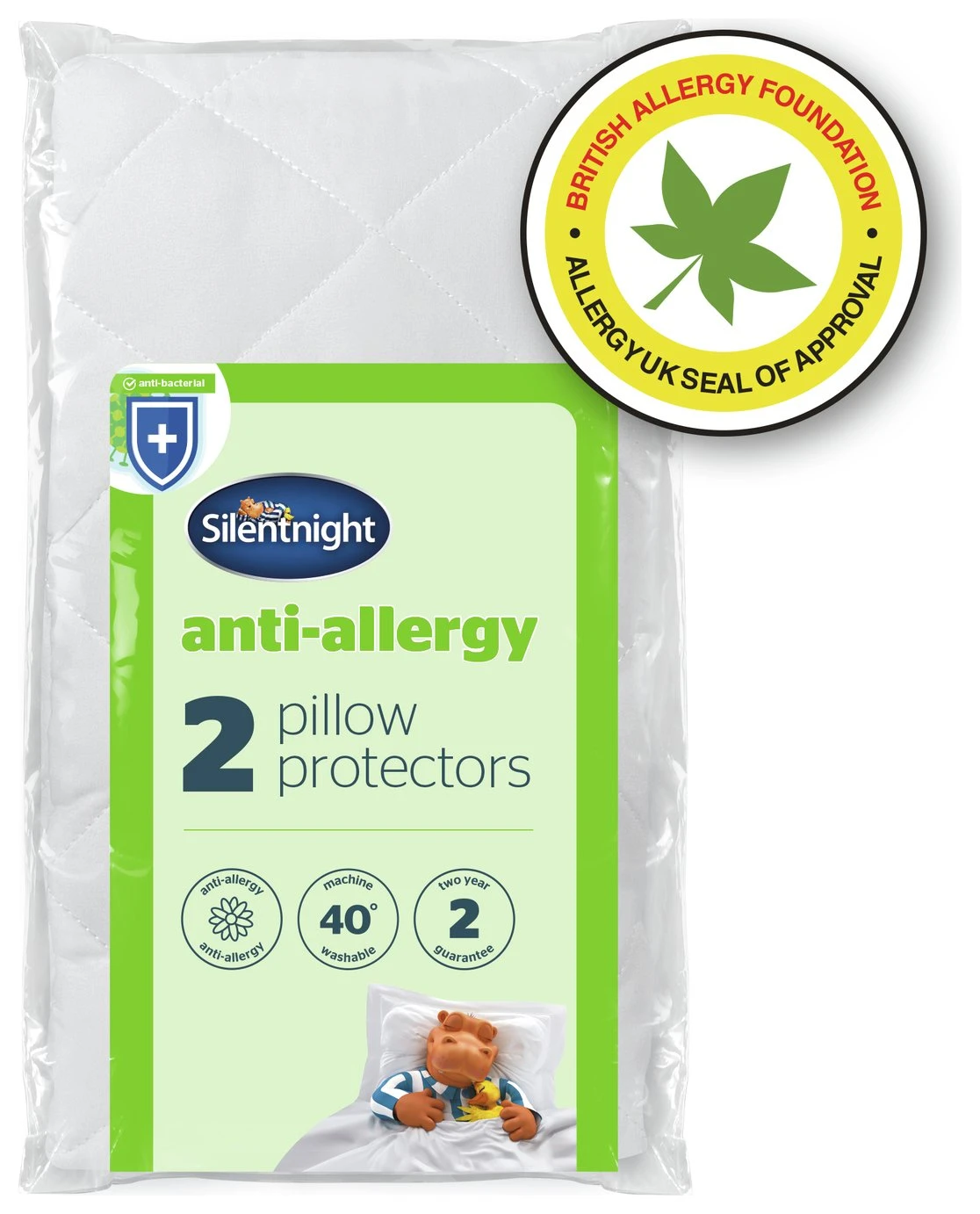 Silentnight Anti-Allergy Pair Of Pillow Protectors 3 Silentnight Anti-Allergy Pair Of Pillow Protectors