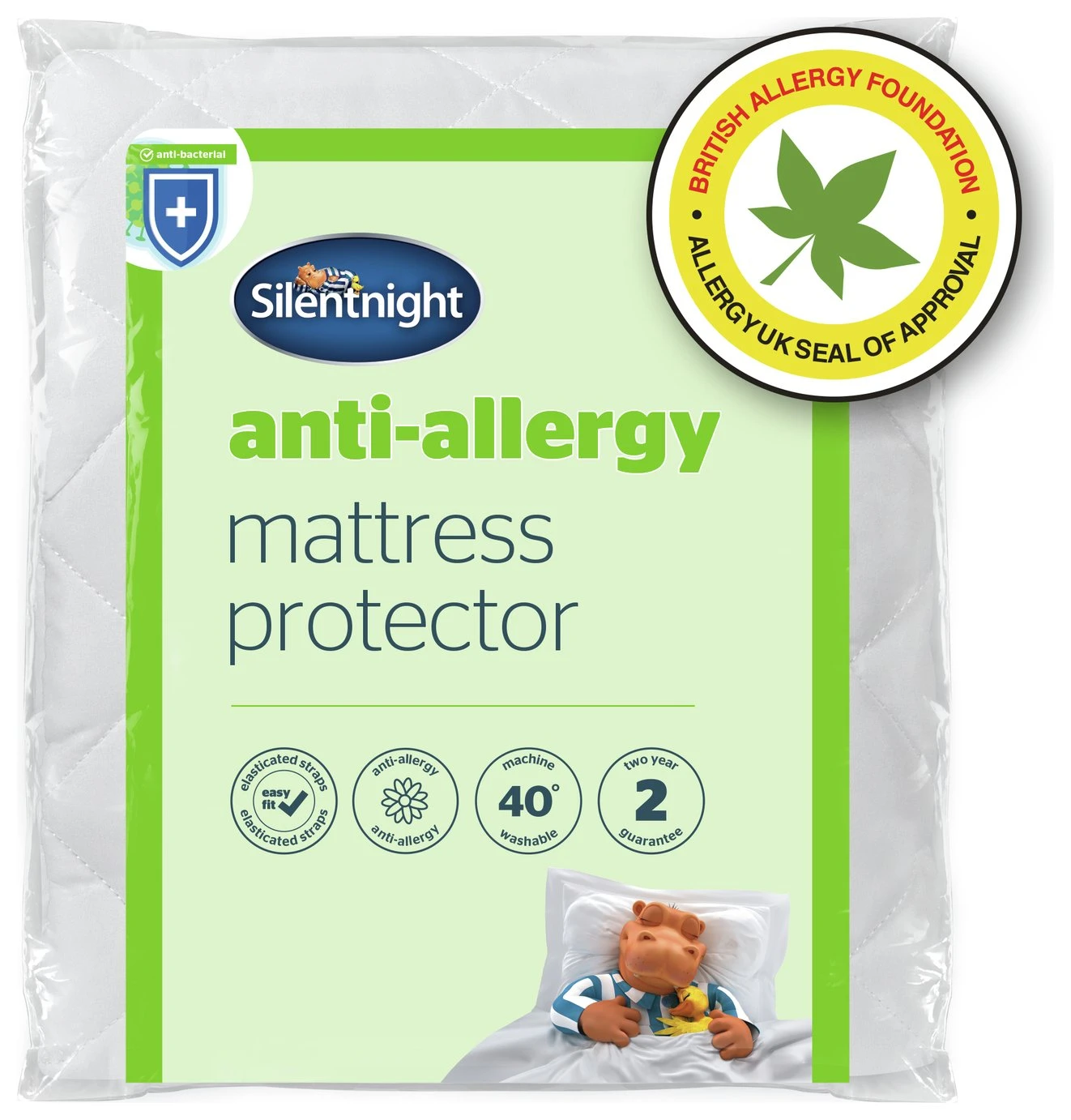 Silentnight Anti-Allergy Mattress Protector - Single 3 Silentnight Anti-Allergy Mattress Protector - Single