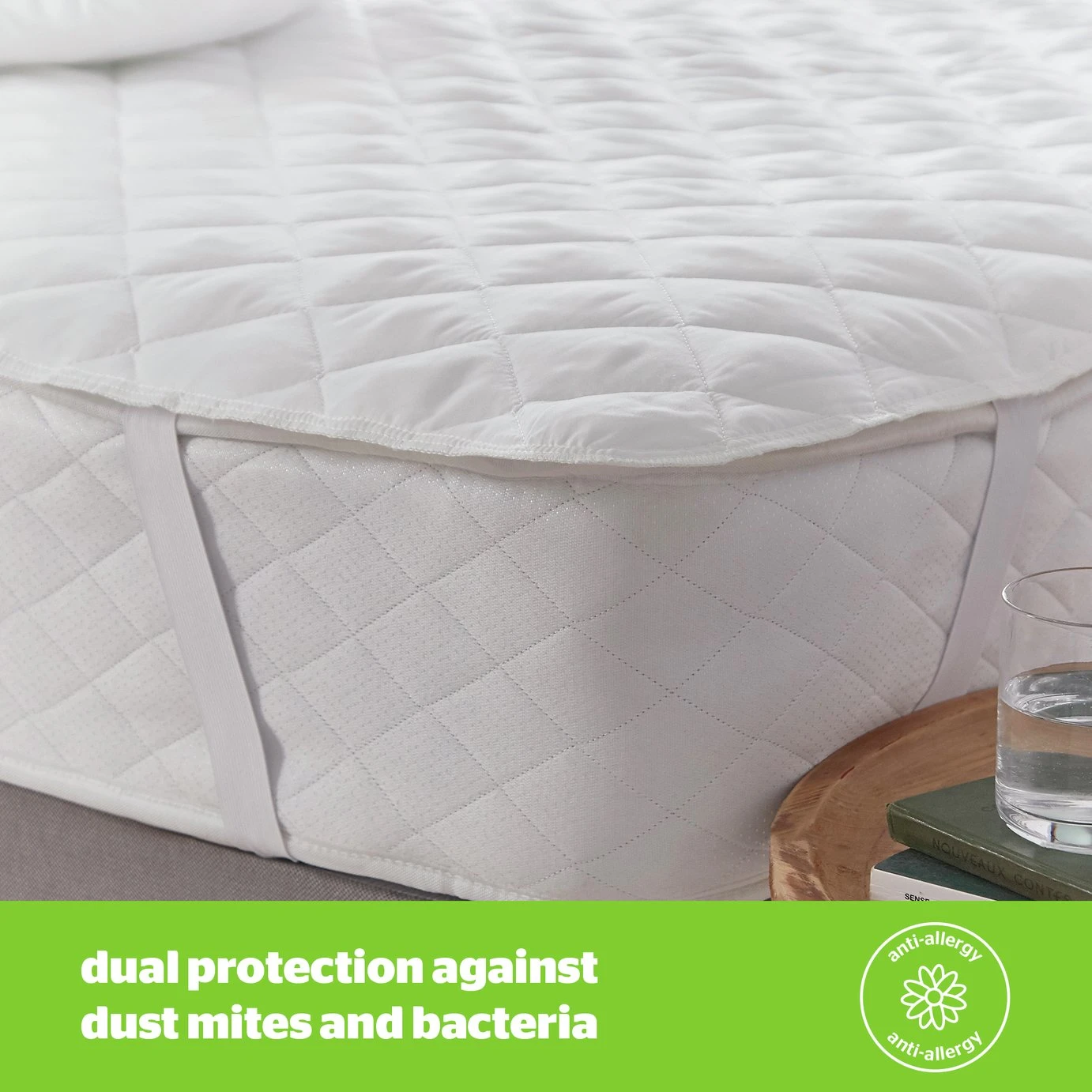 Silentnight Anti-Allergy Mattress Protector - Single 4 Silentnight Anti-Allergy Mattress Protector - Single - Image 2