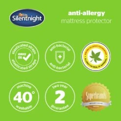 Silentnight Anti-Allergy Mattress Protector - Single 19 Silentnight Anti-Allergy Mattress Protector - Single -Bedding Promotion Store 1275061 R Z009A