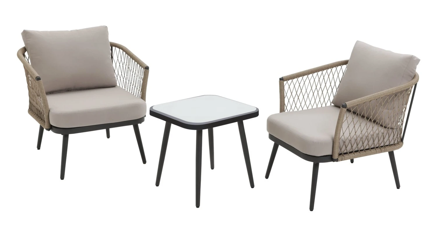 Habitat Somerset 2 Seater Rattan Effect Garden Bistro Set 3 Habitat Somerset 2 Seater Rattan Effect Garden Bistro Set