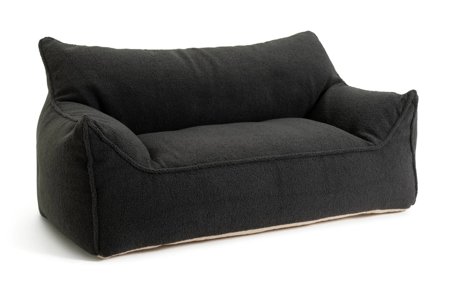 Habitat Kids Double Chair Bean Bag - Charcoal 6 Habitat Kids Double Chair Bean Bag - Charcoal - Image 4