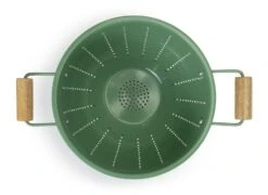 Habitat Enamel And Wood Colander 10 Habitat Enamel And Wood Colander -Bedding Promotion Store 1404519 R Z002A