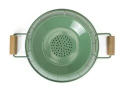 Habitat Enamel And Wood Colander 12 Habitat Enamel And Wood Colander -Bedding Promotion Store 1404519 R Z004A