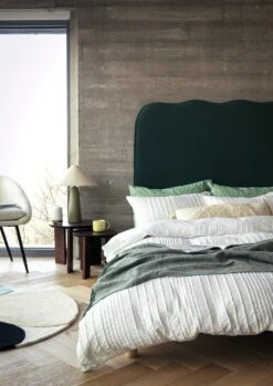 Habitat Recycled Throw - Green - 125x150cm -Bedding Promotion Store 1406775 R Z007C