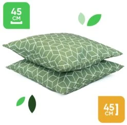 Streetwize Outdoor Cushion Green - Pack Of 4 10 Streetwize Outdoor Cushion Green - Pack Of 4 -Bedding Promotion Store 1480069 R Z002A