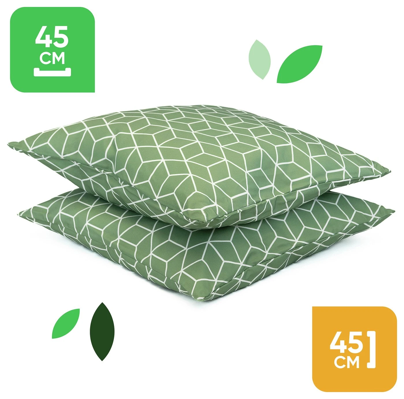 Streetwize Outdoor Cushion Green - Pack Of 4 6 Streetwize Outdoor Cushion Green - Pack Of 4 - Image 4