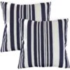 Streetwize Blue Stripes Outdoor Cushion - Pack Of 4 2 Streetwize Blue Stripes Outdoor Cushion - Pack Of 4 -Bedding Promotion Store 1480148 R Z001A