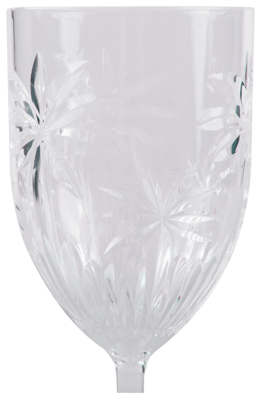 Habitat Palm Design Transparent Wine Glass - Pack Of 4 7 Habitat Palm Design Transparent Wine Glass - Pack Of 4 - Image 5