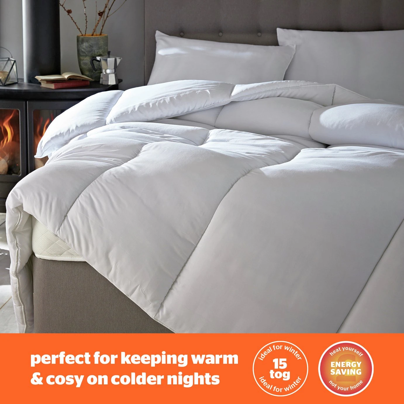 Silentnight Warm & Cosy 15 Tog Duvet - Single 4 Silentnight Warm & Cosy 15 Tog Duvet - Single - Image 2