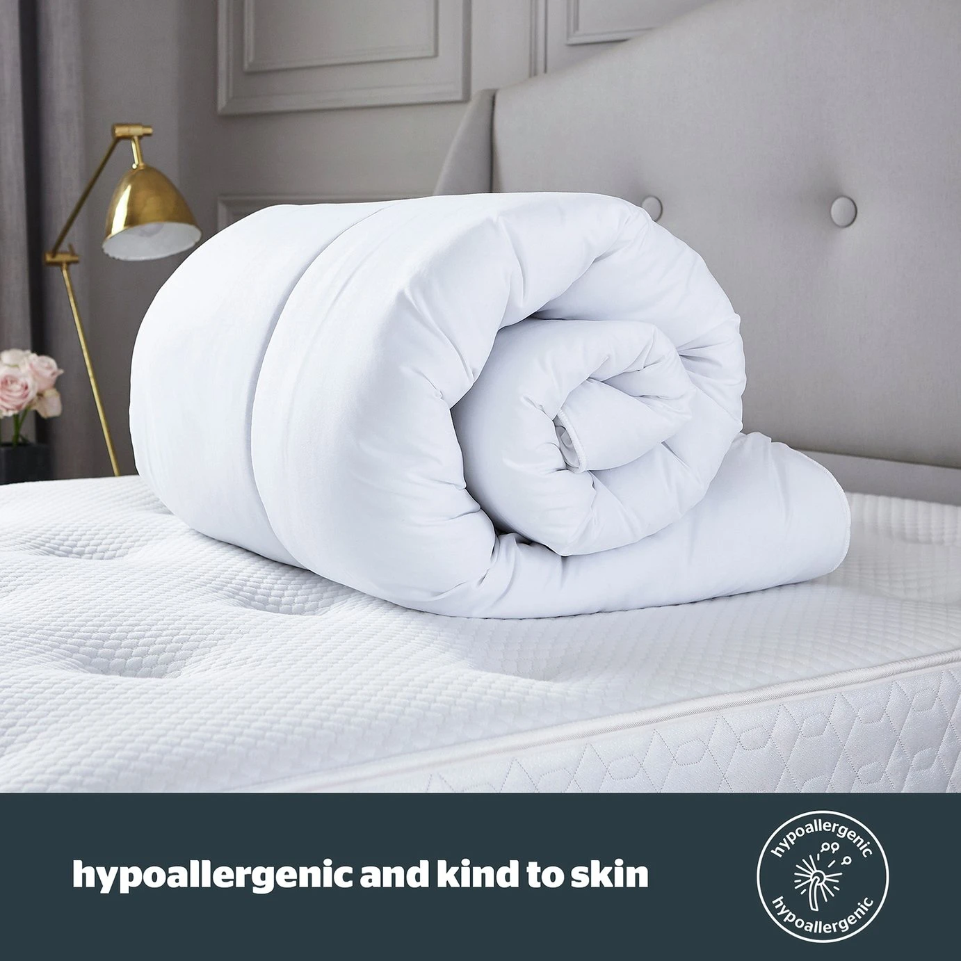 Silentnight Soft As Silk 13.5 Tog Duvet - Double 8 Silentnight Soft As Silk 13.5 Tog Duvet - Double - Image 6