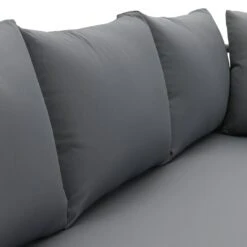 Habitat Habtat Somerset 5 Seater Metal Garden Corner Sofa Set - Grey -Bedding Promotion Store 1935246 R Z007A