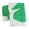 Habitat Floral Pattern Knit Throw - White & Green -125x150cm -Bedding Promotion Store 1953716 R Z001A